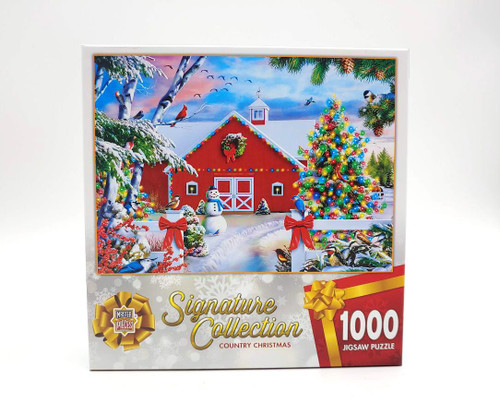 Masterpieces Signature Collection Country Christmas - 1000 Piece Jigsaw Puzzle 60799