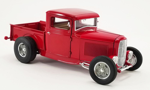 Acme 1:18 Scale 1932 Ford Hot Rod Pickup Truck (Red) A1804100
