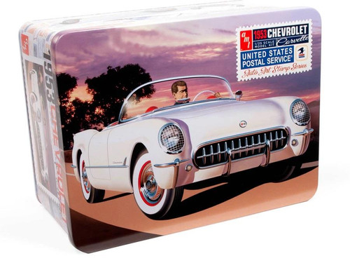 AMT 1:25 Scale USPS Stamp Series 1953 Chevy Corvette Model Kit AMT1244