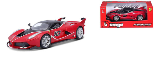 New Bburago Diecast 1:24 Scale 2017 Ferrari FXX-K #10, Red 18-26301