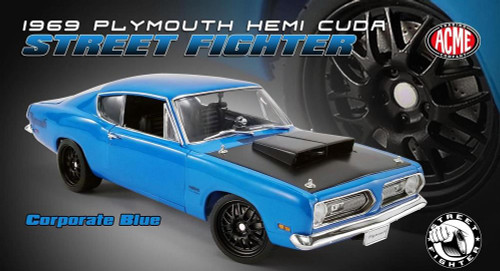 Acme 1:18 Scale 1970 Plymouth Cuda Super Stock - Ramchargers