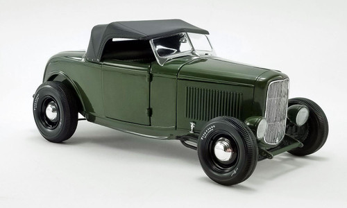 Acme 1:18 Scale 1932 Green with Envy Ford Roadster, Olive Drab A1805018