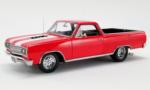 New Acme Diecast 1:18 Scale 1965 Drag Outlaw Chevrolet El Camino, Red DIECAST