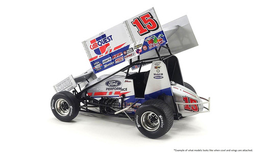Acme Retro Studios Exclusive 1:18 Scale 2021 #15 Carquest Winged Sprint Car - Donny Schatz A1809500RS 