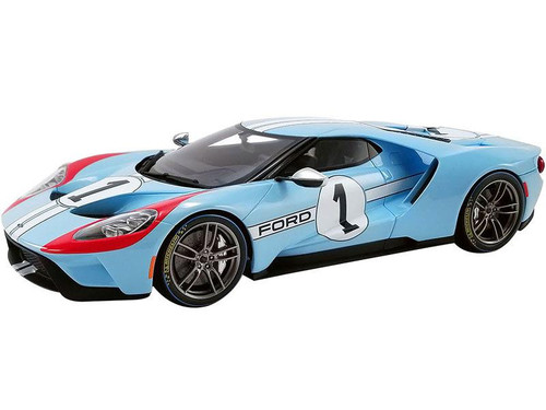 Acme GT Spirit 1:18 Scale Resin 2020 Ford GT #1 1966 Le Mans - Heritage Edition US027