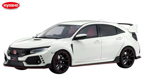 Acme By Kyosho Samurai 1:18 Scale Resin 2017 Honda Civic Type-R  (White) KSR18029W-B