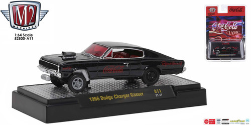 M2 Machines 1:64 Coca-Cola 52500 A11 - 1966 Dodge Charger Gasser (Black)