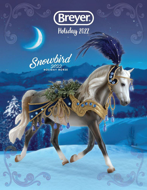 Breyer Traditional Horse 1:9 Scale 2022 Holiday Collection Snowbird 700125