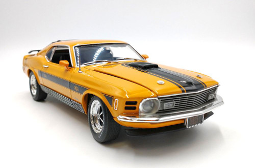 Acme Retro Hobby Exclusive 1:18 Scale 1970 Ford Mustang Mach 1 Twister Special (Orange) A1801854RS