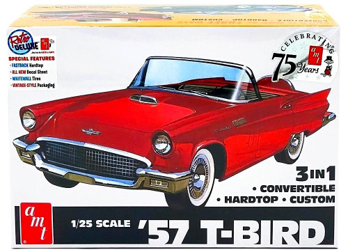 AMT 1:25 Scale 1957 Ford T-Bird Thunderbird Model Kit AMT1397