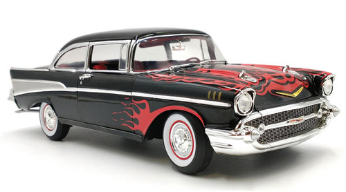 Acme 1:18 Scale 1957 Chevrolet Bel Air Custom - Tom's Garage A1807014TG