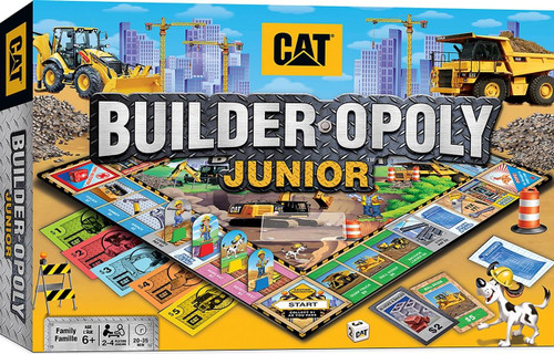 Masterpieces Builder-Opoly Junior Board Game 41900