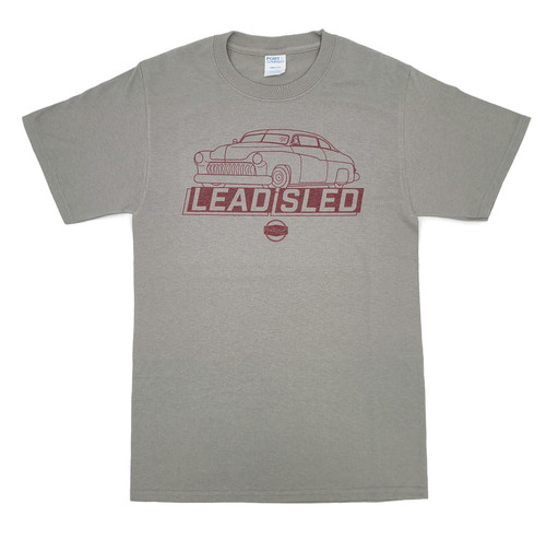 Retro Hobby Lead Sled Men's T-Shirt Medium Gray