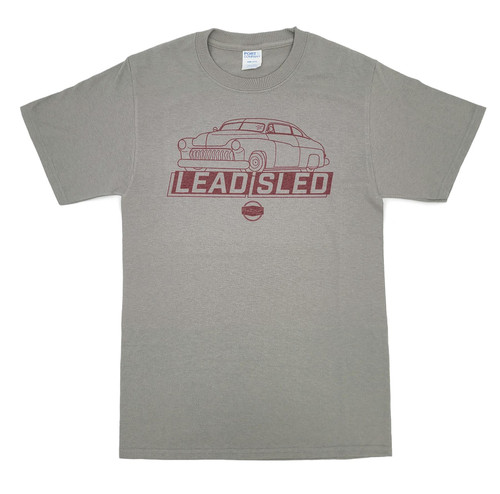 Retro Hobby Lead Sled Men's T-Shirt Medium Gray, Various Sizes