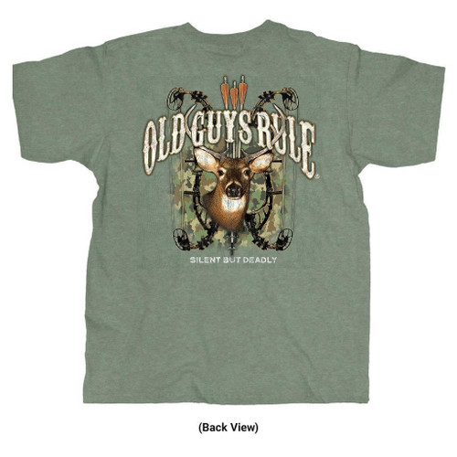 Old Guys Rule "Silent But Deadly" Bow Hunter T-Shirt
