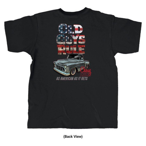 Old Guys Rule Chevy Trucks "As American As It Gets" T-Shirt
