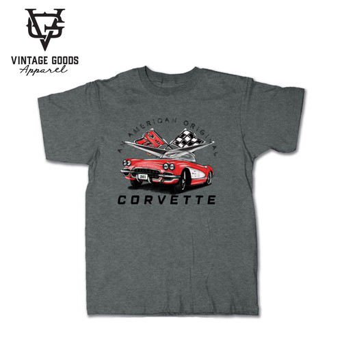 Vintage Goods Apparel "An American Original" 1961 Corvette Men's T-Shirt
