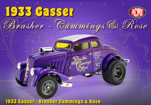 Acme 1:18 Scale 1933 Gasser Brasher - Cummings & Rose A1800924