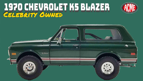 Acme 1:18 Scale 1970 Chevrolet Blazer K/5 - Celebrity Owned A1807712