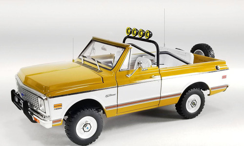 Acme 1:18 Scale 1971 Chevrolet Blazer K/5 - Offroad (Ochre/White) A1807713