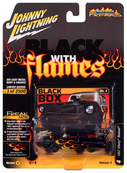 Johnny Lightning 1:64 Scale 1957 Chevrolet Nomad (Blue Flames