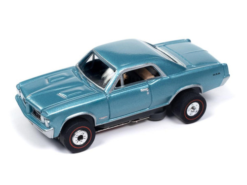 Auto World Thunderjet 1964 Pontiac GTO (Aquamarine) Slot Car