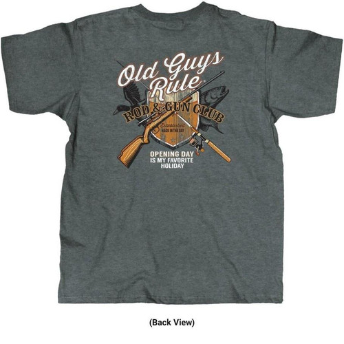 Old Guys Rule Rod & Gun Club "Opening Day Is My Favorite Holiday" T-Shirt