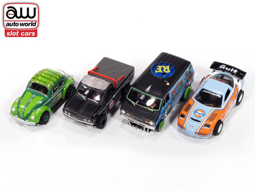 Auto World Pop Culture 2025 R-1 Electric Slot Cars (Version B) SC418 Auto World Pop Culture 2025 R-1 Electric Slot Cars (Version B) SC418
