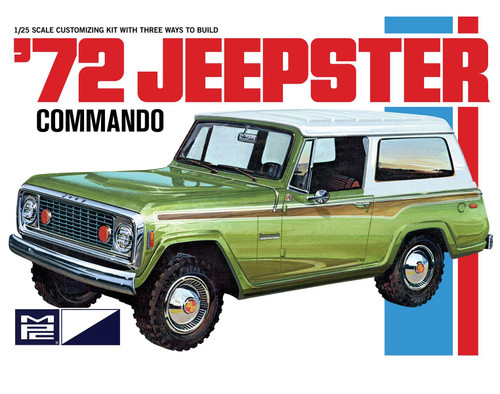 MPC 1:25 Scale 1972 Jeepster Commando Model Kit MPC1021