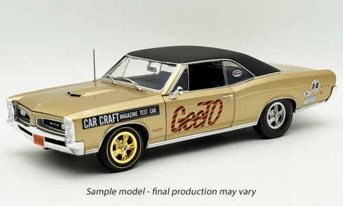 Acme 1966 Pontiac GTO - Car Craft Test Car 1:18 Scale A1801228