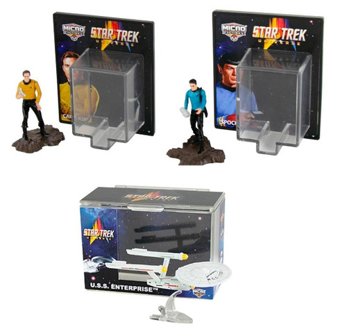 World's Smallest Star Trek Universe Micro Figures (Set of 3) 5180