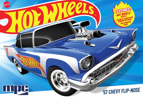 MPC 1:25 Scale 1957 Chevy Sedan Flip Nose Hot Wheels Model Kit MPC1031