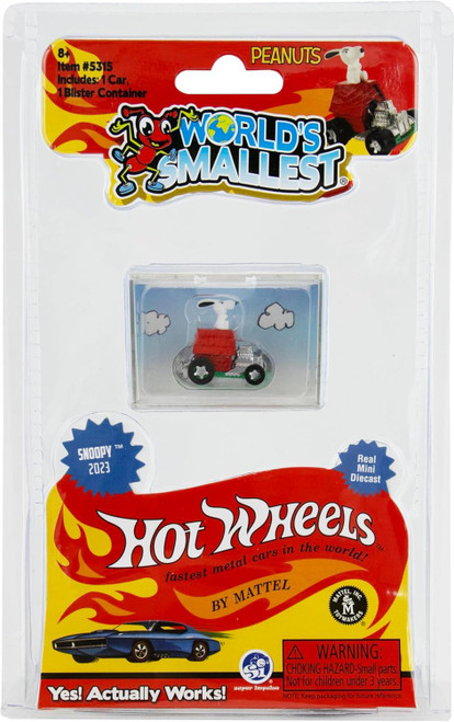 World's Smallest Hot Wheels Snoopy 5315