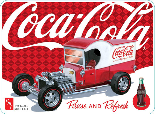 AMT 1:25 Scale Coca-Cola 1925 Ford Model T Panel w/ Tin Model Kit AMT1523
