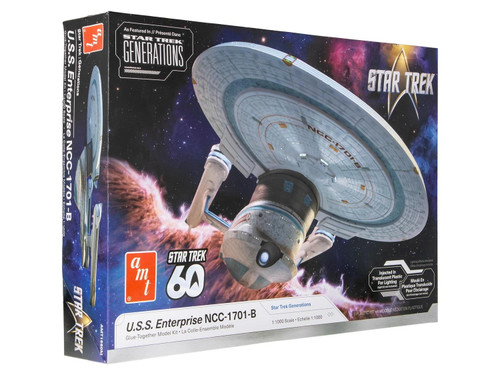 AMT 1:1000 Scale Star Trek: Generations U.S.S. Enterprise NCC-1701-B Model Kit AMT1560M