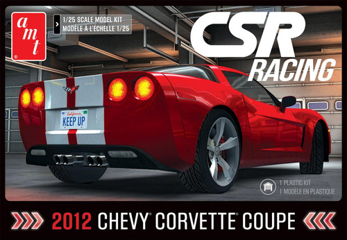 AMT 1:25 Scale 2012 Chevy Corvette Coupe CSR Racing Model Kit AMT1551M