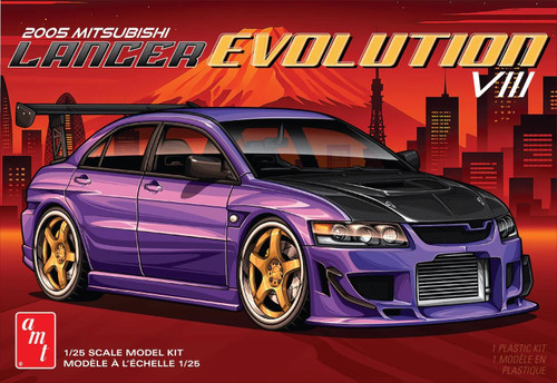 AMT 1:25 Scale 2005 Mitsubishi Lancer Evo Model Kit AMT1552M