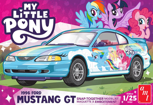 AMT 1:25 Scale 1996 Ford Mustang My Little Pony Snap Model Kit AMT1577M