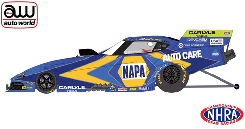 Auto World 1:24 NHRA 2024 Ron Capps Snake Toyota Supra FC AWN059