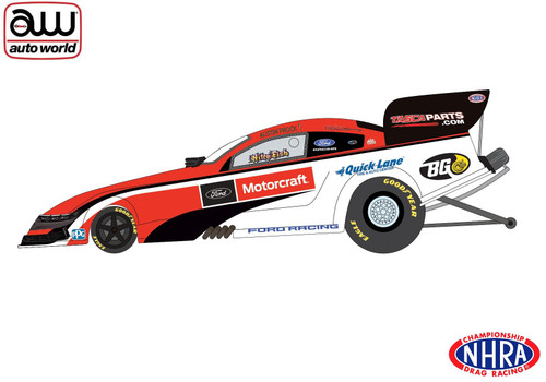Auto World 1:24 NHRA 2026 Austin Prock Motorcraft Ford Mustang Funny Car AWN071