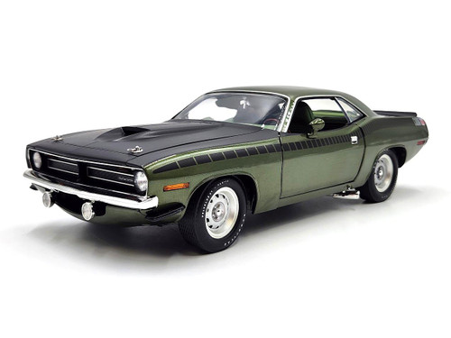 Acme 1:18 Scale 1970 Plymouth AAR Cuda (Ivy Green) A1806140