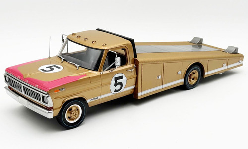 Acme 1:18 Scale 1970 Ford F-350 Ramp Truck - #1 1966 Le Mans 60th