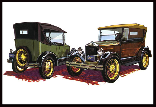 AMT 1:25 Scale 1927 Ford T Touring Model Kit AMT1490