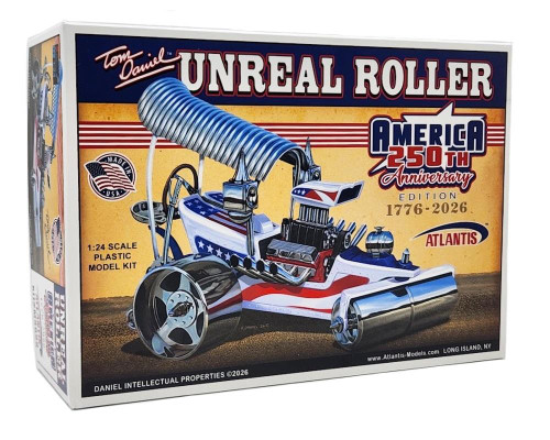 Atlantis 1:24 Scale Tom Daniel Unreal Roller Show Rod America 250th Anniversary Model Kit M5699