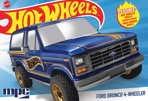 MPC 1:25 Scale Hot Wheels 1982 Ford Bronco 4-Wheeler Model Kit MPC1045