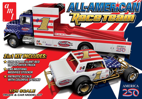 AMT 1:25 Scale All-American Race Team (America 250) Model Kit AMT1596