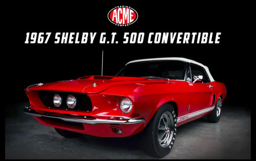 Acme 1:18 Scale 1967 Shelby GT 500 Convertible (Red) A1801894