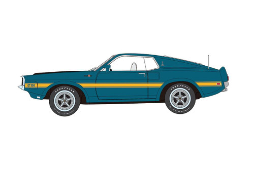 Auto World 1:18 Scale 1969 Shelby Mustang GT500 MCACN (Gulfstream Aqua) AMM1362