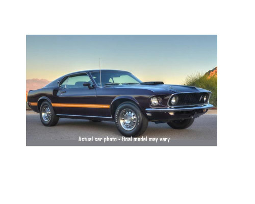 Acme 1:18 Scale 1969 Ford Mustang Mach 1 428 Cobra Jet (Midnight Orchid) A1801899