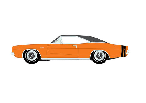 Auto World 1:18 Scale 1968 Dodge Charger R/T MCACN (Fleet Orange) AMM1361